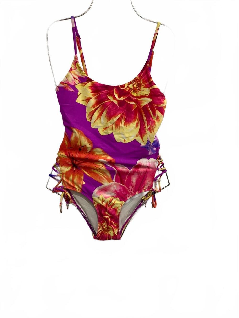 NWOT Shore Road Purple Floral One-Piece Swimsuit